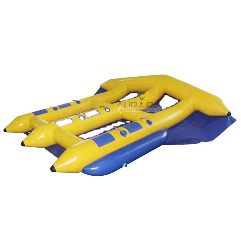 Opblaasbare Vliegende Vis Water Zee Spel Drijvende Bananenboot Opblaasbare Sleepbare Vissersboot Vlieg Vis Water Sport Opblaasbare