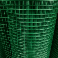Clôture en grillage soudé de haute qualité avec revêtement PVC, panneaux de grillage pour cage à lapins, grillage pour poulailler, rouleau de grillage