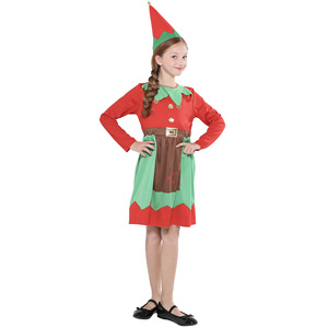 Costumes d'elfe <span class=keywords><strong>de</strong></span> <span class=keywords><strong>Noël</strong></span> festifs pour garçons filles et ensembles parent-enfant Costumes <span class=keywords><strong>de</strong></span> performance pour enfants d'elfe vert - Product Image 5