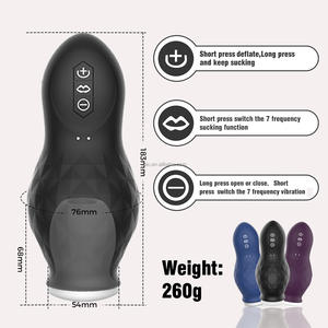 SacKnove Dispositivo di Aspirazione Elettrico Automatico per Allenamento del Pene Coppa Dragon Vibratore Macchina per Masturbazione Sex Toy per <span class=keywords><strong>Uomo</strong></span> - Product Image 6