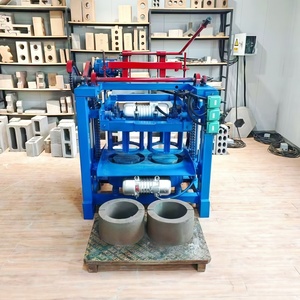 I prodotti più venduti possono essere abbinati a generatori diesel per produrre macchine per la produzione di mattoni cavi da 8 pollici con stampi sostituibili - Product Image 5