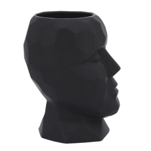 Vaso in porcellana geometrico dal design moderno a forma di viso per l'arredamento del soggiorno - Product Image 4