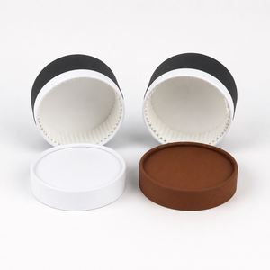 Custom Recyclable Eco-Friendly Cylindrical Food Packaging <b>Box</b> for Snacks Bread <b>Cake</b> & Cookies-Kraft Paper Custom Color - Product Image 6