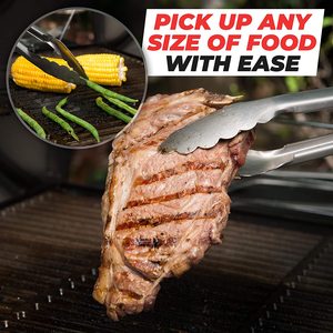 Juego de Utensilios para Asar de Acero Inoxidable Resistente al Calor, Estilo Coreano, de Alta Resistencia, con Mango Largo, 4 Piezas, para Uso en Exteriores, Venta Caliente en Alibaba - Product Image 4