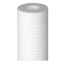 Cartouche de filtre à eau à haute filtration en PP filé certifiée NSF 1-25 µm 500 L/heure, longue durée de vie, élimination des sédiments