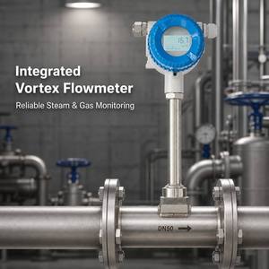 Débitmètre intégré à bride en acier inoxydable CXLUGB DN50 Ia CT6 antidéflagrant pour usine chimique, traitement de l'eau et gaz - Product Image 2