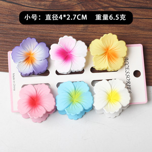 Juego de 6 Pinzas para el Cabello Baratas al por Mayor, Pinzas para el Cabello con Forma de Flor de Huevo de 4CM/4.5CM, Pinzas para el Cabello con Degradado Perlado, Accesorios para el Cabello de Moda para Mujer - Product Image 6