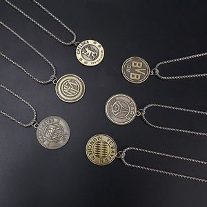 Collier Pendentif Football Barcelone Juventus Real Madrid Paris Saint-Germain Charme Souffle de Bébé pour Homme - Product Image 5