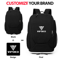 Sac à dos de sport extérieur personnalisé avec logo, sac de badminton, sac de raquette de badminton pour homme, compartiment imperméable pour chaussures, sac de padel
