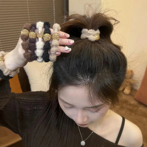 Juego de 5 Lazos para el Cabello de Tela, Elegantes, Sencillos y de Diseño Exclusivo, Lazos para el Cabello de Mujer al por Mayor - Product Image 3