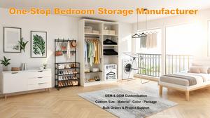 卸売メタルコートラック寝室衣類収納多機能シンプルコートラックカスタマイズ自立式衣類ラック - Product Image 6