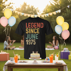 T-shirt Legend Since June 1975, regalo per il 50° compleanno per i 50enne - Product Image 3