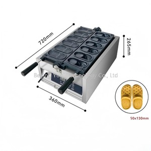 Máquina <span class=keywords><strong>para</strong></span> <span class=keywords><strong>Hacer</strong></span> Waffles Comercial de Acero Inoxidable Antiadherente <span class=keywords><strong>para</strong></span> Snacks, Pasteles y Galletas, Alta Productividad <span class=keywords><strong>para</strong></span> el Hogar o Restaurantes, 220V 110V - Product Image 4