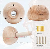 Support de planche d'escalade en forme de jambe 5 '', support pour balle d'escalade