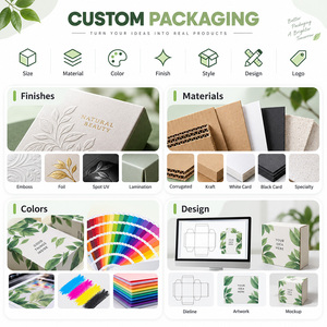Boîte en carton pliable personnalisée blanche en gros pour emballage cadeau de Noël avec petite ligne de déchirement - Product Image 3