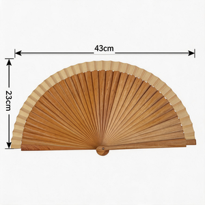 Abanicos Plegables <span class=keywords><strong>de</strong></span> Bambú Hechos a <span class=keywords><strong>Mano</strong></span> <span class=keywords><strong>de</strong></span> Alta Calidad con Impresión Personalizada, Abanicos <span class=keywords><strong>de</strong></span> <span class=keywords><strong>Madera</strong></span> Natural - Product Image 3