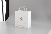 Sacs en papier kraft personnalisés avec logo, vente en gros, emballages alimentaires, sacs en papier imprimés pour la promotion de la marque, commerce de détail