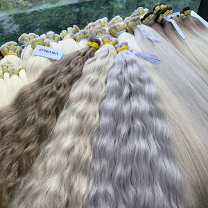 ผมแท้คุณภาพสูง NASA HAIR VIETNAM รุ่น NS25 น้ำหนัก 100 กรัม แบบเวอร์จิ้น ฮิวแมน แฮร์ แบบเป็นมัด พร้อมลอนลึกเป็นธรรมชาติ - Product Image 1