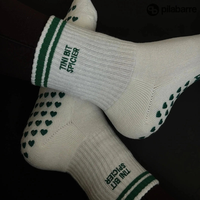 Chaussettes antidérapantes pour Pilates Reformer, chaussettes de yoga personnalisées de haute qualité en coton mignon pour femmes Calzini