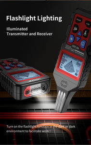 Détecteur de câbles souterrains NOYAFA NF-826 pour câbles à tension plus élevée, max 400V, localisateur de défauts de câbles et traçage de tracé de tuyaux - Product Image 3