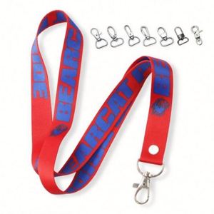 Manufacturer Custom Satin Sublimation Keychain <b>Lanyards</b> Offset and Silk Screen Printing with Custom <b>Polyester</b> <b>Lanyard</b> - Product Image 1