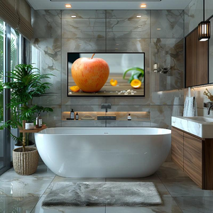 Téléviseur LCD intelligent 4K extérieur étanche IP55 de 55 pouces avec haut-parleur intégré et grand angle de vision pour hôtels et complexes hôteliers, directement de l'usine - Product Image 2