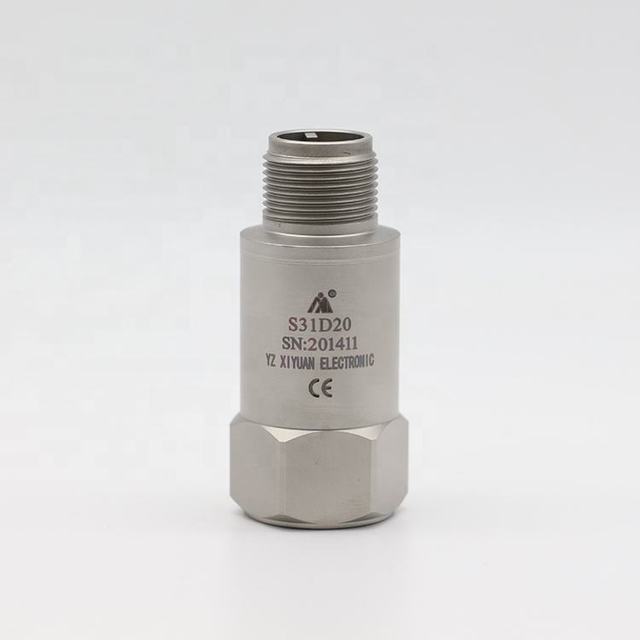 Custom Range 4-20mA Output Waterproof & High Temp Resistant Industrial Piezoelectric Vibration Transmitter Sensor