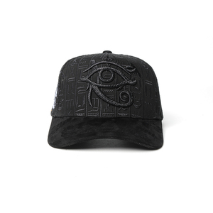 Gorra de Béisbol de Lujo con Bordado 3D de Esfinge y Pirámide, con Pedrería, Hieroglíficos Egipcios Antiguos, Visera de Gamuza y Algodón para Hombre - Product Image 2