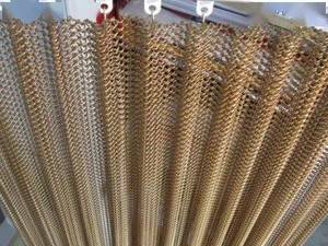 ม่านตาข่ายโลหะสแตนเลสแบบเกลียวตกแต่ง ม่านม้วนอะลูมิเนียม - Product Image 6