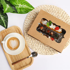 Scatole per Biscotti in Cartone Marrone con 3 Stili di Finestra per Cioccolatini, Fragole, Muffin, Ciambelle e Regali per Feste - Product Image 2