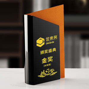 Grosir profesional kustom kelas tinggi kristal Metal Piala tim penghargaan untuk bisnis peringatan kerajinan - Product Image 4