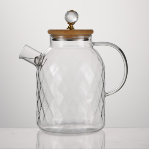 Bouteilles D'eau En Verre De 750 Ml Vintage Hermétiques Avec Bouchon à Visser Pour Réfrigérateur Et Conservation De Rangement Coloré Transparent En Relief (diamant, Jaune