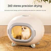 Machine de séchage de toilettage de poils d'animaux entièrement automatique Boîte de sèche-chat professionnelle Salle de séchage pour animaux de compagnie Sèche-cheveux pour animaux de compagnie