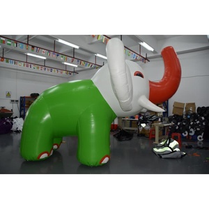 Elefante Inflable Gigante KeepFuns, Decoración Inflable de Elefante de Dibujos Animados Personalizada para Promoción de Eventos con Soplador - Product Image 3