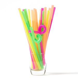 القش المنحني الإبداعي الملون القابل للاستعمال مرة واحدة PP - Product Image 2