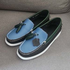 Mocassins à plateforme en cuir véritable avec logo personnalisé et pompon, <span class=keywords><strong>chaussures</strong></span> de conduite à enfiler, <span class=keywords><strong>chaussures</strong></span> <span class=keywords><strong>bateau</strong></span> pour hommes et unisexe, <span class=keywords><strong>chaussures</strong></span> pieds nus, <span class=keywords><strong>Chaussures</strong></span> <span class=keywords><strong>Homme</strong></span> - Product Image 1