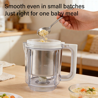 Babyvoedselmaker Stoomkoker Blender Combo Stoommandje Puree 300W Elektrisch Touch Panel Automatische Timer Voedselveilige Materialen OEM Prijs