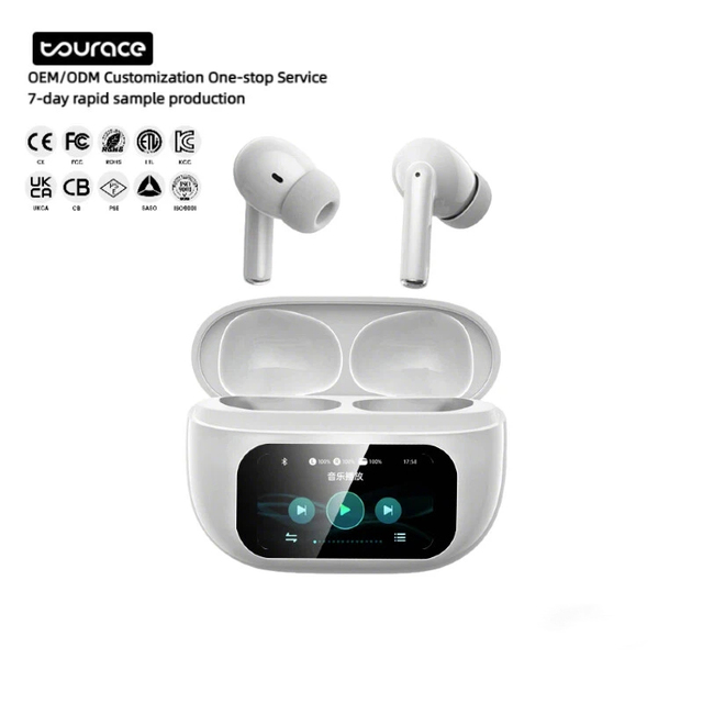 Professional TWS Air G01 In-Ear Sports Earbuds Wireless ANC Noise Cancellation TWS Earbuds LED Digital Display Battery Indicator