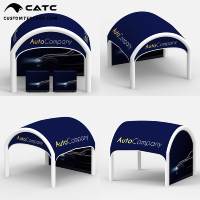 Tente gonflable CATC pour événements automobiles, imperméable, taille personnalisable |   Tente d'affichage publicitaire portable à installation rapide, promotion