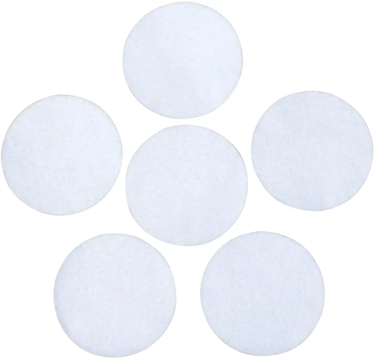 Wholesale cheap die cut self adhesive black white wool felt circles for arts and crafts patchwork children felt craft kits