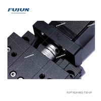 Plataforma Lineal Motorizada XY de Alta Precisión FUPT-B28-0601-T30-UP, Velocidad de 10 mm/s, Recorrido de 20 mm, Aleación de Aluminio