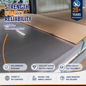 Precio de Fábrica, Lámina de Acero Inoxidable AISI Laminada en Frío de 410 430, Antihuellas, 3.0 mm x 1500 mm, 4'x10', para Componentes Estructurales - Product Image 1