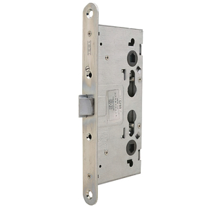 Serratura Tesa Antipanico Cf60 /65 mm. Fronte Zincato - Product Image 1