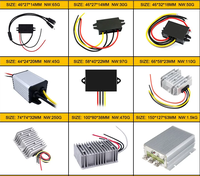 Convertisseur de puissance en aluminium étanche IP67 240W, module élévateur DC-DC 12V vers 24V 5A 120W, personnalisable 24V 30V 36V 40V 48V 60V