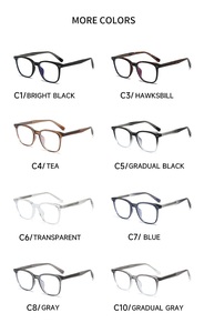 Nuevas Gafas Cuadradas Modernas con Protección Anti-Luz <span class=keywords><strong>Azul</strong></span>, Unisex, Monturas Transparentes de PC <span class=keywords><strong>Retro</strong></span>, Montura de Gafas Anti-Luz <span class=keywords><strong>Azul</strong></span> - Product Image 6