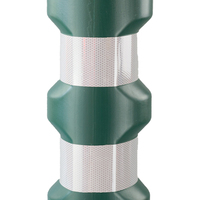 Barrière PE flexible de 29 pouces délinéateur réfléchissant Post Road Safety Warning Traffic Marker 75cm Spring Bollard for Highway Guard