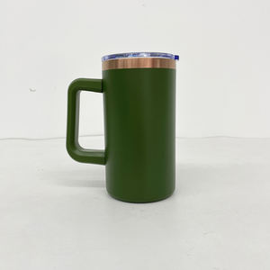 US New Arrived 20pack 20oz Polvo mate Chapado en cobre Taza de café de viaje al aire libre Vasos <span class=keywords><strong>Camper</strong></span> Cup con tapa deslizante Pajita para láser - Product Image 3