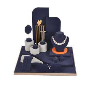 Expositor de Joyería de Lujo Personalizado para Ventana, Set de Exhibición de Joyas OEM/ODM, Contenedor de Joyería de Lujo con Accesorios de Exhibición - Product Image 2