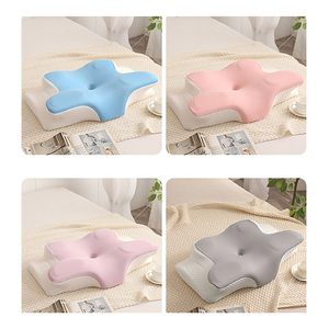 Oreiller ergonomique en mousse à mémoire de forme pour le cou - Soulagement de la fatigue et soutien de la position de la tête pour dormir - Oreiller en éponge à rebond lent - Product Image 3