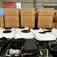 Compresseur à défilement DC 24V 1850W Capacité de refroidissement Mini climatiseur de stationnement sur le toit pour camions Vans RVs